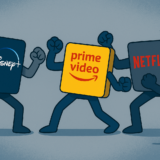 Disney+, Amazon Prime Video, and Netflix