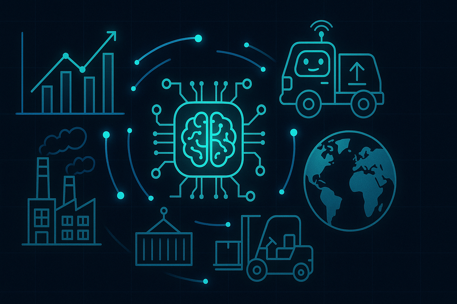 AI-Powered Supply Chains: From Forecasting to Autonomous Logistics