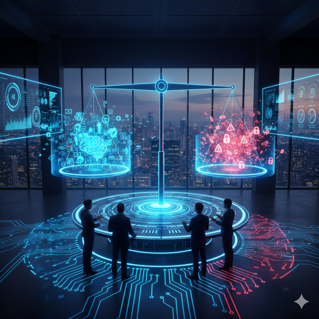 Strategic Balance: Maximizing AI Benefits While Mitigating Risks