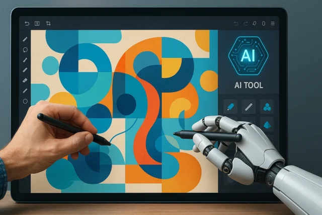 AI-human design workflow in progress