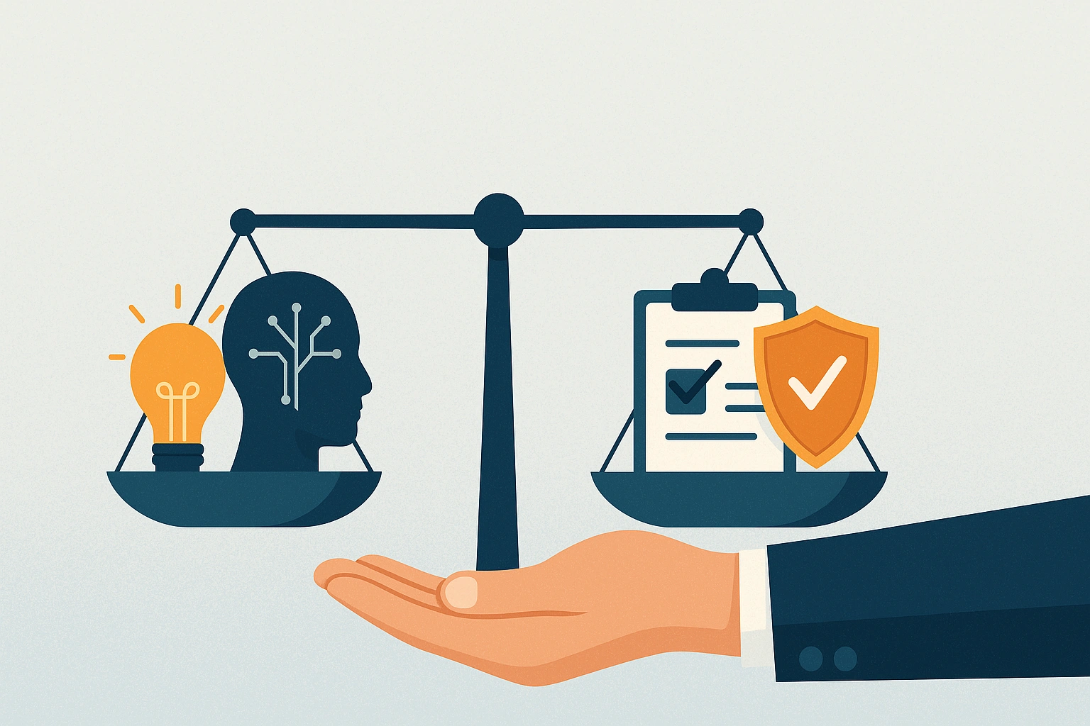 HR leader reviewing fairness audit results of an AI hiring system