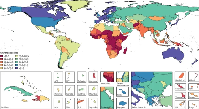 Responsible AI global disparity in healthcare and legal access