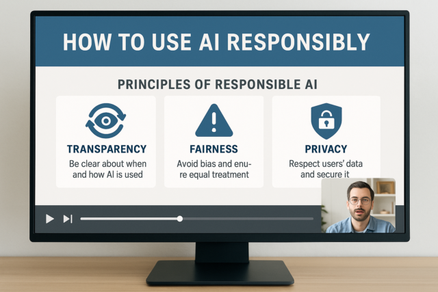 Responsible AI education program on using AI for legal and medical guidance