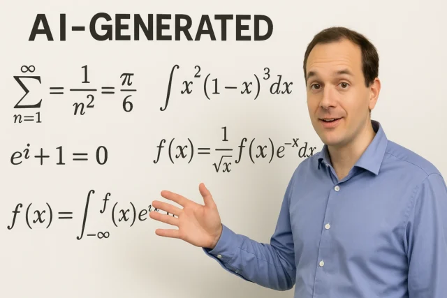 Sébastien Bubeck showcasing AI-derived mathematical discoveries