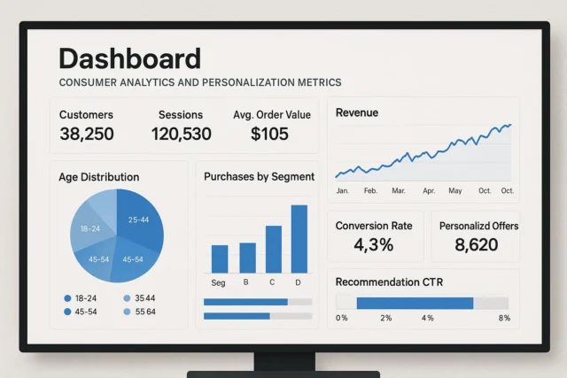 Contrast between standard and personalized customer experience journeys