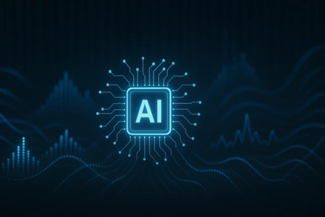 AI‑powered predictive analytics dashboard interpreting customer behavior to optimize customer experience paths.