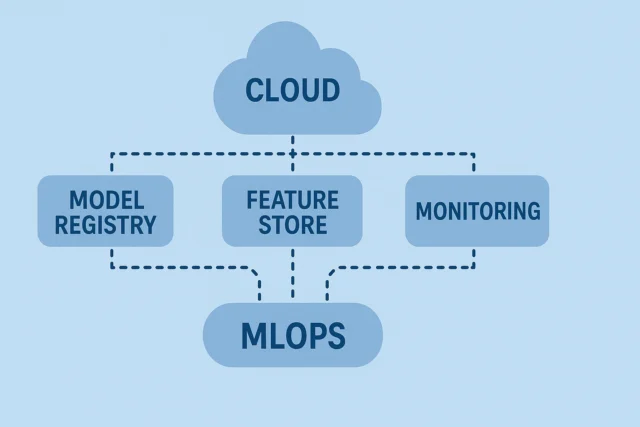 Deployment model of cloud computing affecting MLOps tool integration