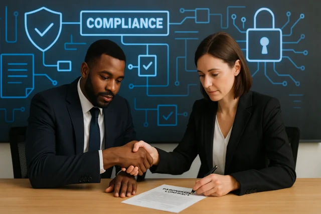 Fin Tech firm signing agreement with AI vendor for outsourcing compliance tools — highlighting ethical governance risk