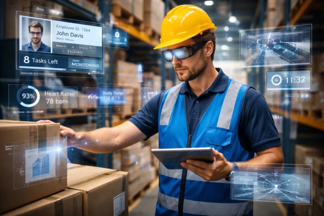 Industry 4.0 digital twin surveillance through augmented reality zone technology